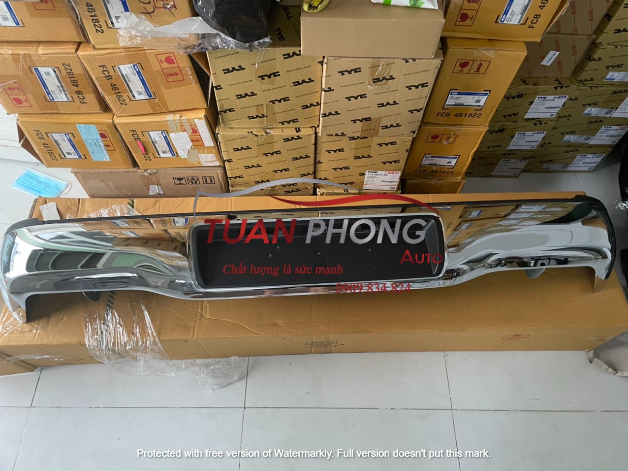 Cản Sau TOYOTA HILUX 2012 2013 2014 52105-0K020-1